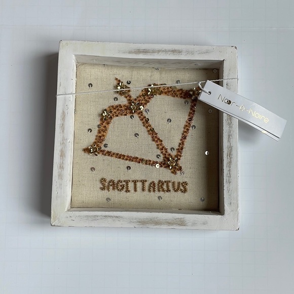 Sagittarius Wall Shelf decor art gold shabby chic farmhouse - Picture 1 of 1